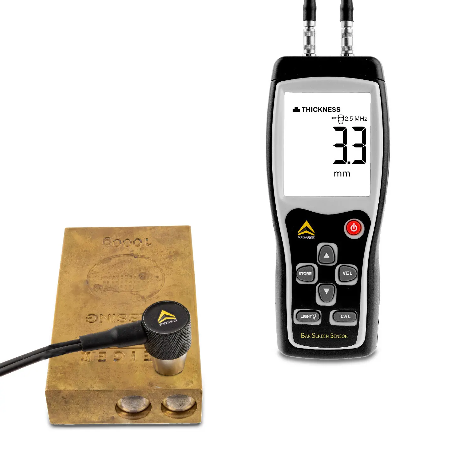 barscreensensor ultraschallgerät gold tester barren echtheit pruefen goldpruefgeraet edel metall